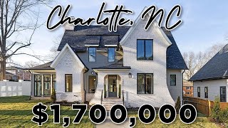 Tour a 1700000 Luxury Home in Charlotte NC Discover a New Construction Masterpiece [upl. by Mandeville]