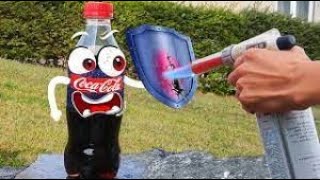 Science Experiments  600 Degree Heat Gun vs Coca Cola Jelly Samsung Galaxy  Woa Doodland [upl. by Mallina]