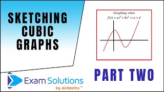 How to Sketch Cubic Graphs  ExamSolutions Maths Revision [upl. by Eemyaj]