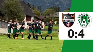 SV Mitterberg  SV RohrmoosUntertal 04  Saison 202324 Herbst [upl. by Seiden827]