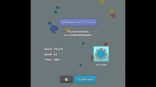 How to get higher rank in Diepio 80k Points [upl. by Ellenad]