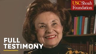 Jewish Holocaust Survivor Ruth Grunwald  Full Testimony  USC Shoah Foundation [upl. by Nitsirk712]