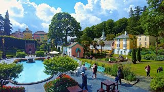 Portmeirion Village Walk Welsh Countryside 4K [upl. by Ak250]