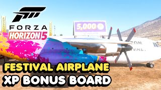 How To Get The 5000 XP Bonus Board On The Airplane In Forza Horizon 5 [upl. by Iohk]