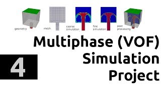 Multiphase simulation project in OpenFOAM in Windows 10 and Ubuntu  tutorial part 4  simulation [upl. by Phaidra517]