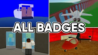 Every Badge in PTFS 2024 Roblox [upl. by Delos]