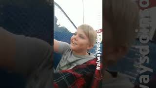 Throwback to Calebs 1st Ferris Wheel Ride at Boomers [upl. by Reisch442]