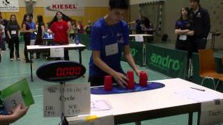 Sport Stacking Individual Cycle World Record 5626 Son Nguyen [upl. by Pillyhp]