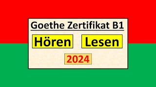 Goethe Zertifikat B1 Hören Lesen Modelltest mit Antworten am Ende  Vid  244 [upl. by Komara]