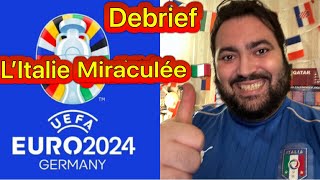 Debrief Italie 🇮🇹 vs 🇭🇷 Croatie 11 amp Tour de l’Euro 2024 et de la CopaAmerica2024 [upl. by Marentic]