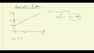 Consumption function [upl. by Hplodnar]