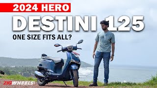 2024 Hero Destini 125 First Ride Review  Is it the perfect allrounder  ZigWheels [upl. by Aronas61]