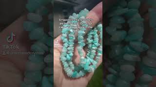 untetheredcrystals amazonite crystalbracelets crystaltok crystalshop [upl. by Wagoner953]