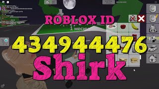 SHIRK Roblox Song Codes [upl. by Baron683]