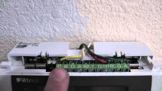 Finding the C Wire and Wiring it to the Programmable Thermostat [upl. by Trini]