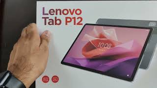 Unboxing  Lenovo Tab P12 127quot 8GB 256GB  Storm Grey [upl. by Ahsertal]