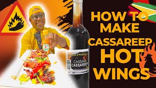 COOKING IN GUYANA  HOW TO MAKE GUYANESE CASSAREEP HOT WINGS [upl. by Prendergast156]