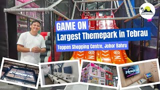 GAME ON Indoor Themepark Toppen Shopping Centre  Largest Themepark In Tebrau  Johor Bahru [upl. by Nomrac]