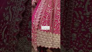 Baridal Lehenga katwar dupatta ke saath baridal lehengacholi lehengachandnichowk [upl. by Clercq]