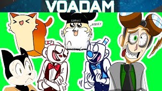 Comic Dubs From July 2019 With Baldis Basics Cuphead Bendy Cat Loaf and Pokemon By VOAdam [upl. by Ellehcam797]