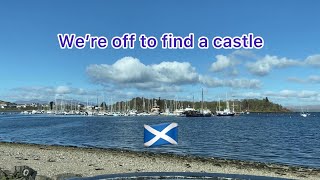 We’re off to find Dunstaffnage Castle situated between Connel and Oban on the A85 Scotland [upl. by Bealle]