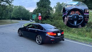 THE BMW M550I FINALLY GETS ITS FIRST MOD SOUNDS INSANE [upl. by Nevaed]