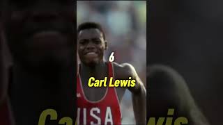 Top 10 Greatest Sprinters of All Time olympics [upl. by Bogosian]