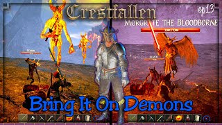 Crestfallen Medieval Survival  ep13 Bring It On Demons  Build Craft Survival [upl. by Lladnar408]