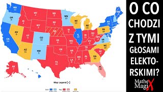 Wybory USA 2024 i Matematyka Podziału Głosów Elektorskich  MatheMagiX82 [upl. by Nirrat]