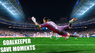 EA SPORTS FC 24  Goalkeeper Save Moments 1 PS5 [upl. by Rednaxela]