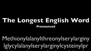 Longest English Word Pronounced [upl. by Akenom]