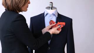 Learn How To Fold A Pocket Square In A Few Stylish Ways by Harry Rosen [upl. by Letnohs48]