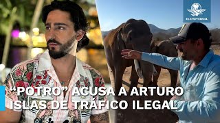 Luis “Potro” Caballero acusa a Arturo Islas de tráfico de animales [upl. by Lebana509]