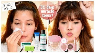 SOME BY MI 30 Days Miracle Toner  SKINCARE  MAKEUP Review  Korean Brand Review [upl. by Geraud]