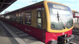 SBahn Berlin  der Bahnhof Feuerbachstraße S1 1080p [upl. by Ainotahs]