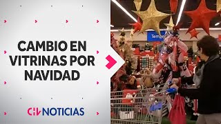 CAMBIO EN LAS VITRINAS Productos de la época navideña ya lucen en el comercio chileno [upl. by Anoi790]