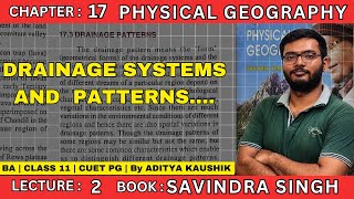 L2 DRAINAGE SYSTEM AND PATTERNS  PHYSICAL GEOGRAPHY [upl. by Willamina]