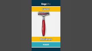 🇬🇧🇩🇪 razor  Rasierer  vocabulary builder  learn English  Lernen wir Englisch [upl. by Aneeb]