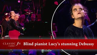 Blind pianist Lucy stuns Royal Albert Hall with breathtaking Debussy debut  Classic FM Live [upl. by Yadroc665]