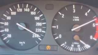 BMW 525d acceleration 120  240 kmh [upl. by Arihay]