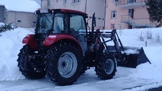 Déneigement avec tracteur case ih [upl. by Bud]