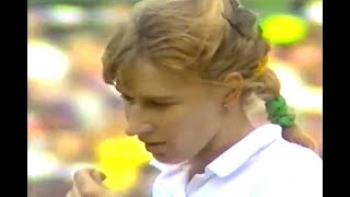 Steffi Graf vs Arantxa SanchezVicario Wimbledon 1989 QF [upl. by Jaye]