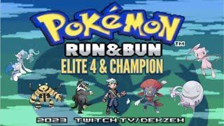 Elite 4 and Champion  Pokemon Run and Bun Nuzlocke  The Finale [upl. by Elrod708]