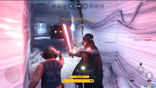 Star Wars Battlefront™  Nien Nunb amp Chewie gameplay  Heroes vs Villains [upl. by Aidahs144]