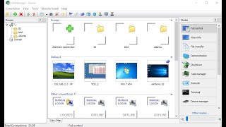 Controla Remotamente Varias Computadoras Comparte tu Pantalla  Modo Profesor  en red LAN o WIFI [upl. by Cissy]