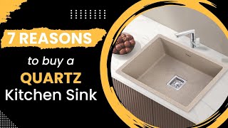 7 Reasons to buy a QUARTZ Kitchen Sink  Ruhe Quartz Sinks  Best Kitchen Sinks 2023  Ruhe [upl. by Barrow]