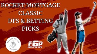 Rocket Mortgage Classic  PGA DFS and Betting Picks  Two Off The Tee [upl. by Naitsirt]