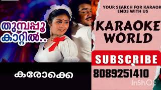 Thumbapoo kattil thane Oonjaladi KARAOKE WITH LYRICS MALAYALAM KARAOKE SONGS [upl. by Britta354]