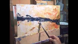 Abstract oil painting technique [upl. by June]