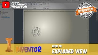 How To Do Exploded View In Inventor [upl. by Esila]